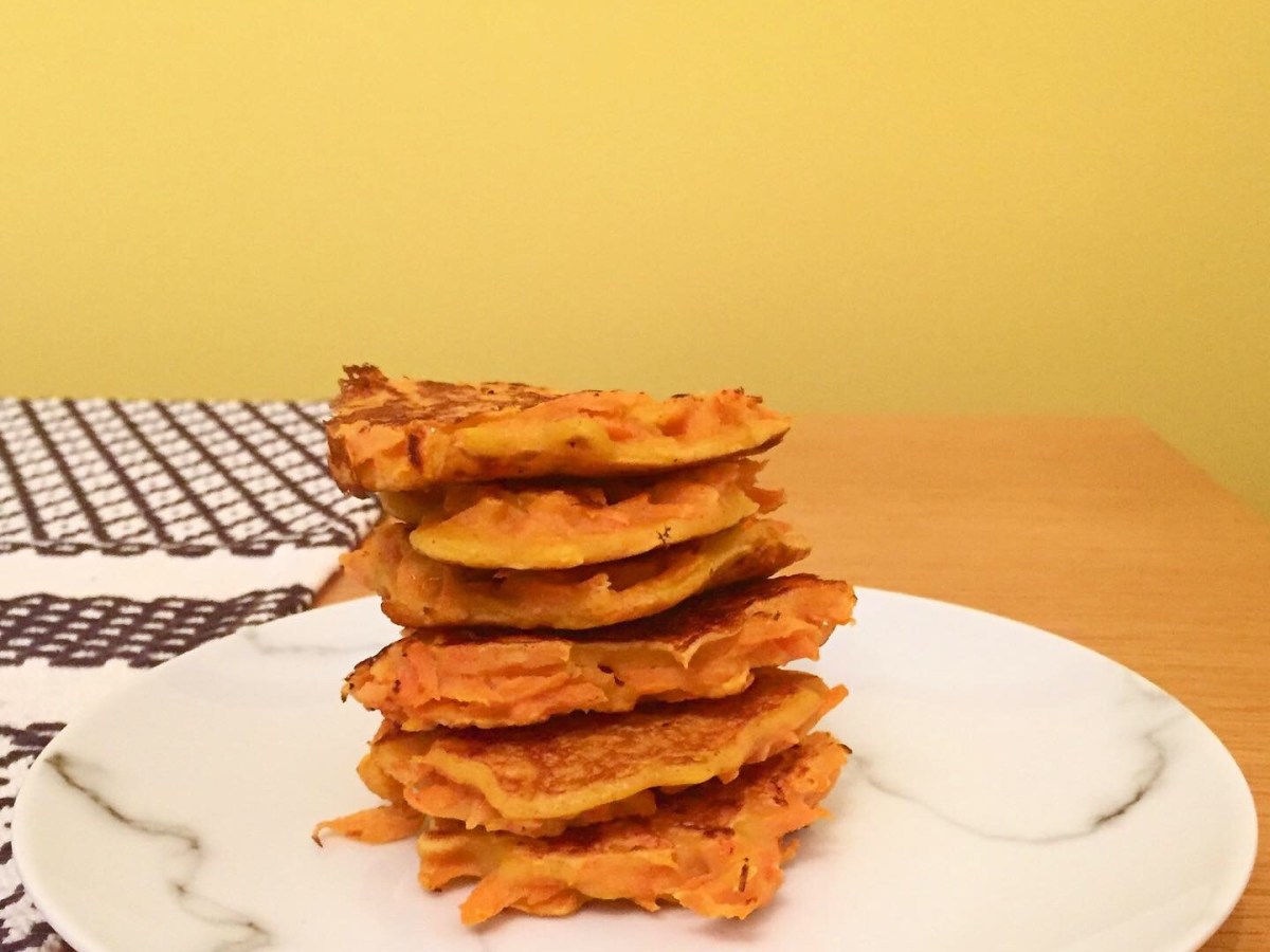 Carrot and Paprika&nbsp;Fritters