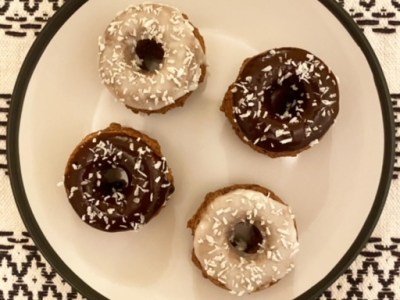 Chocolate and Coconut&nbsp;Donuts